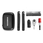 ROCKBROS 1/4-Inch Ratchet Socket Wrench Set 2.5-8mm Allen Hex Torx Sockets for Road  Mountain Bike Maintenance