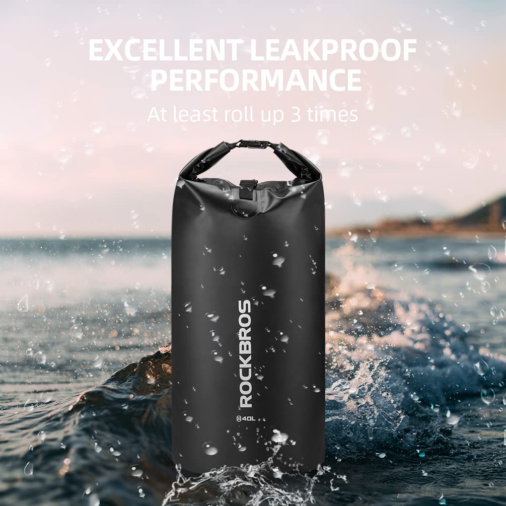 ROCKBROS Waterproof Dry Bag Heavy Durable Beach Backpack 2L 5L 10L 20L 30L Floating Dry Sack - ROCKBROS