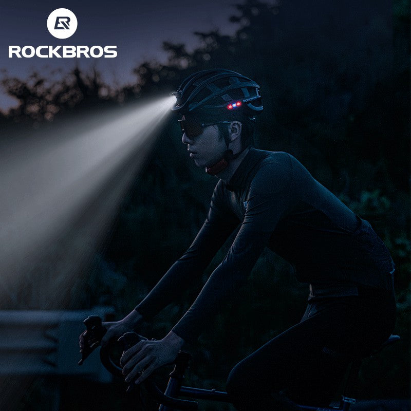 ROCKBROS Road Cycling Helmet with Built-in Light System