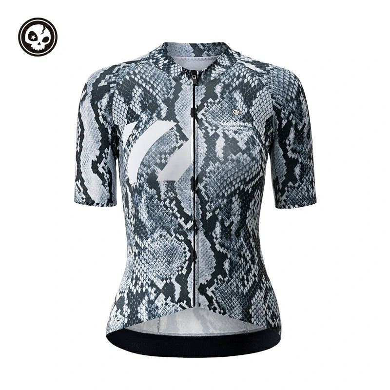 VeloNuts Women¡®s Cycling Jersey Dragon-Blanc