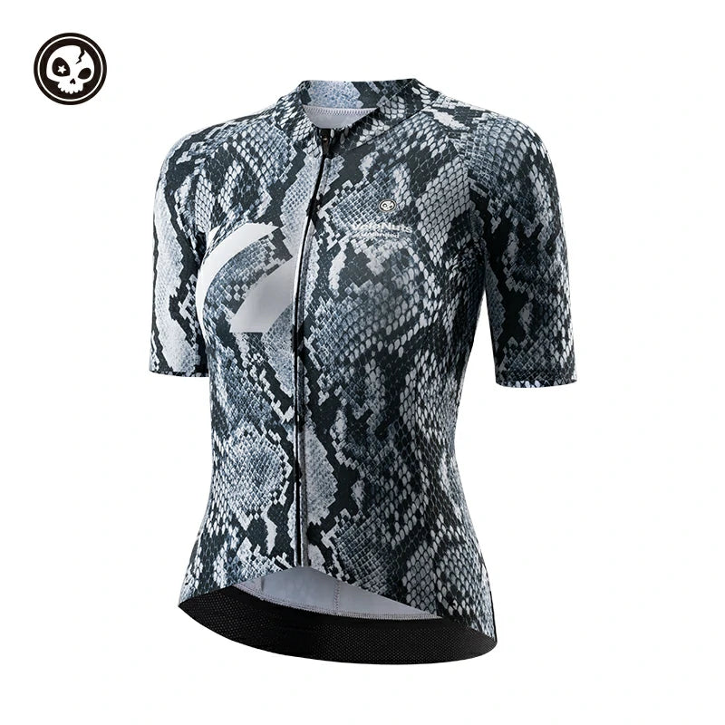 VeloNuts Women¡®s Cycling Jersey Dragon-Blanc