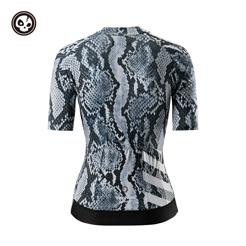 VeloNuts Women¡®s Cycling Jersey Dragon-Blanc