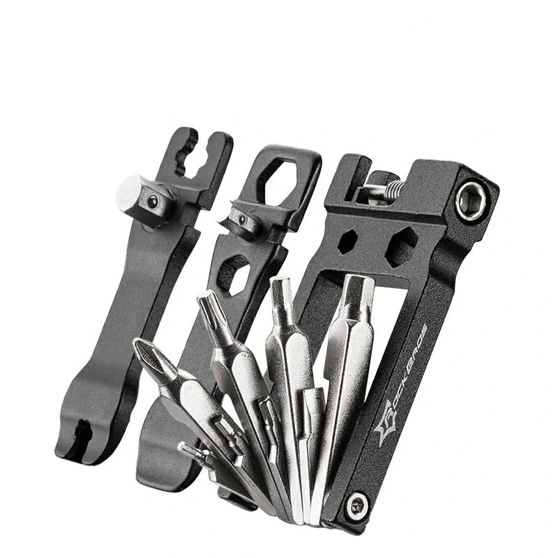Kit de reparación de bicicleta plegable multiherramienta 20 en 1
