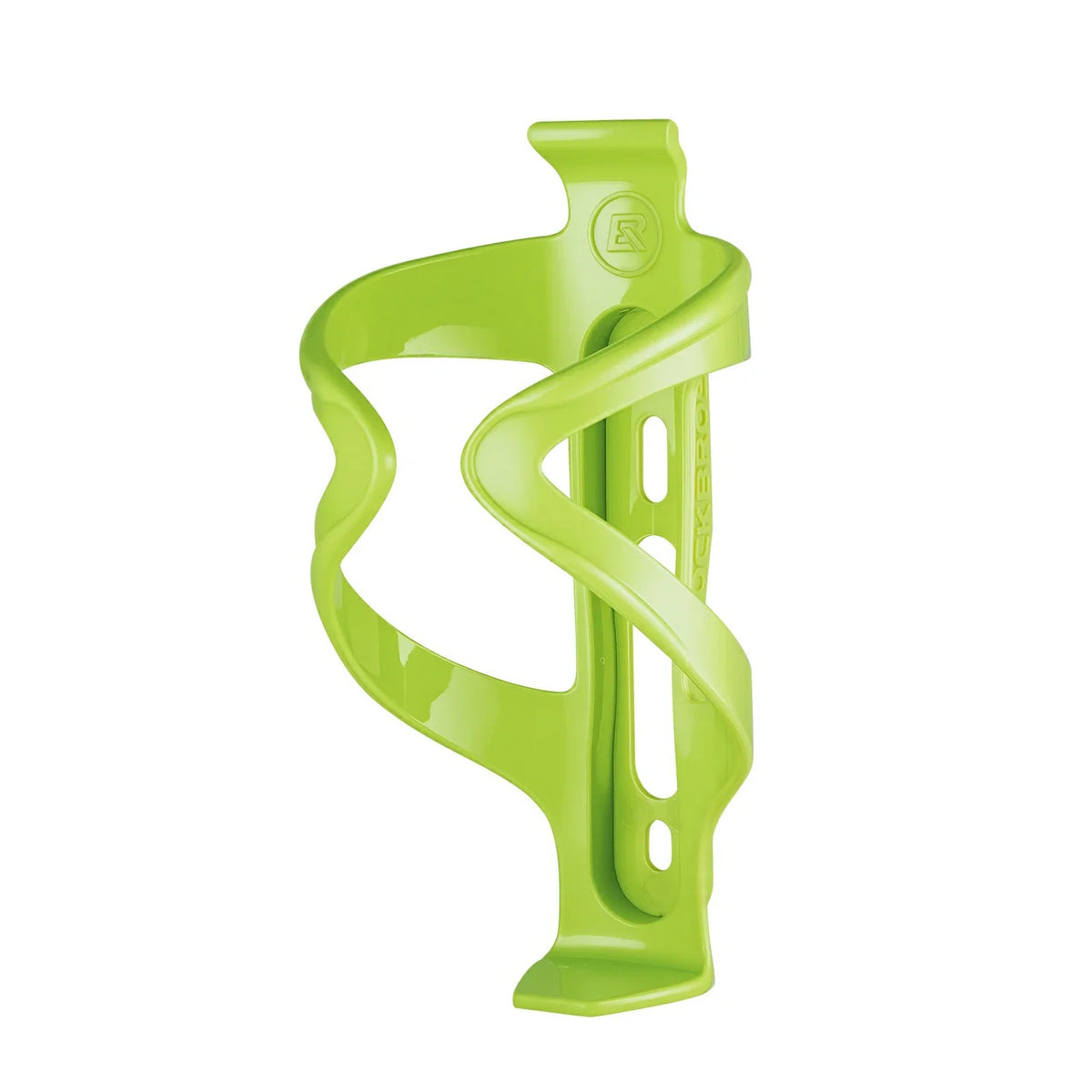 Green bicycle bottle cage on a white background #Color_Green