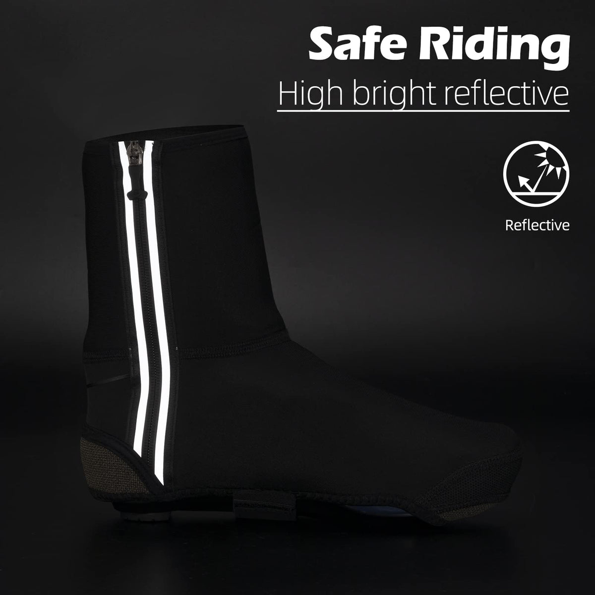 ROCKBROS Winter Windproof Thermal Cycling Shoe Covers - ROCKBROS