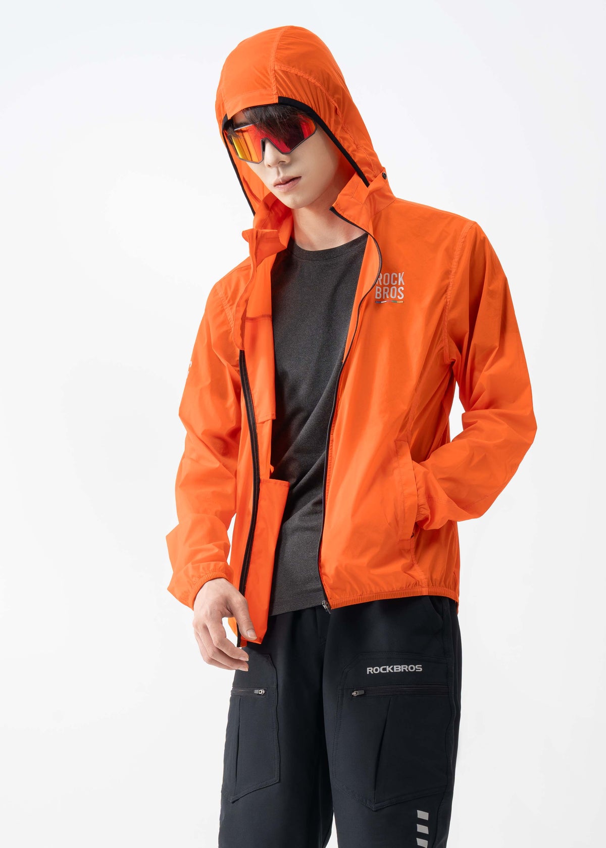 Road to Sky Men's Lightweight Cycling Windbreaker | ROCKBROS
