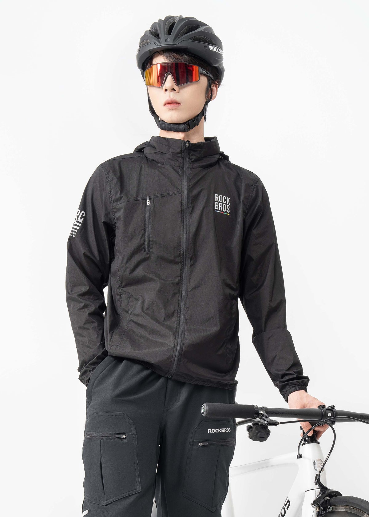 Road to Sky Men's Lightweight Cycling Windbreaker | ROCKBROS