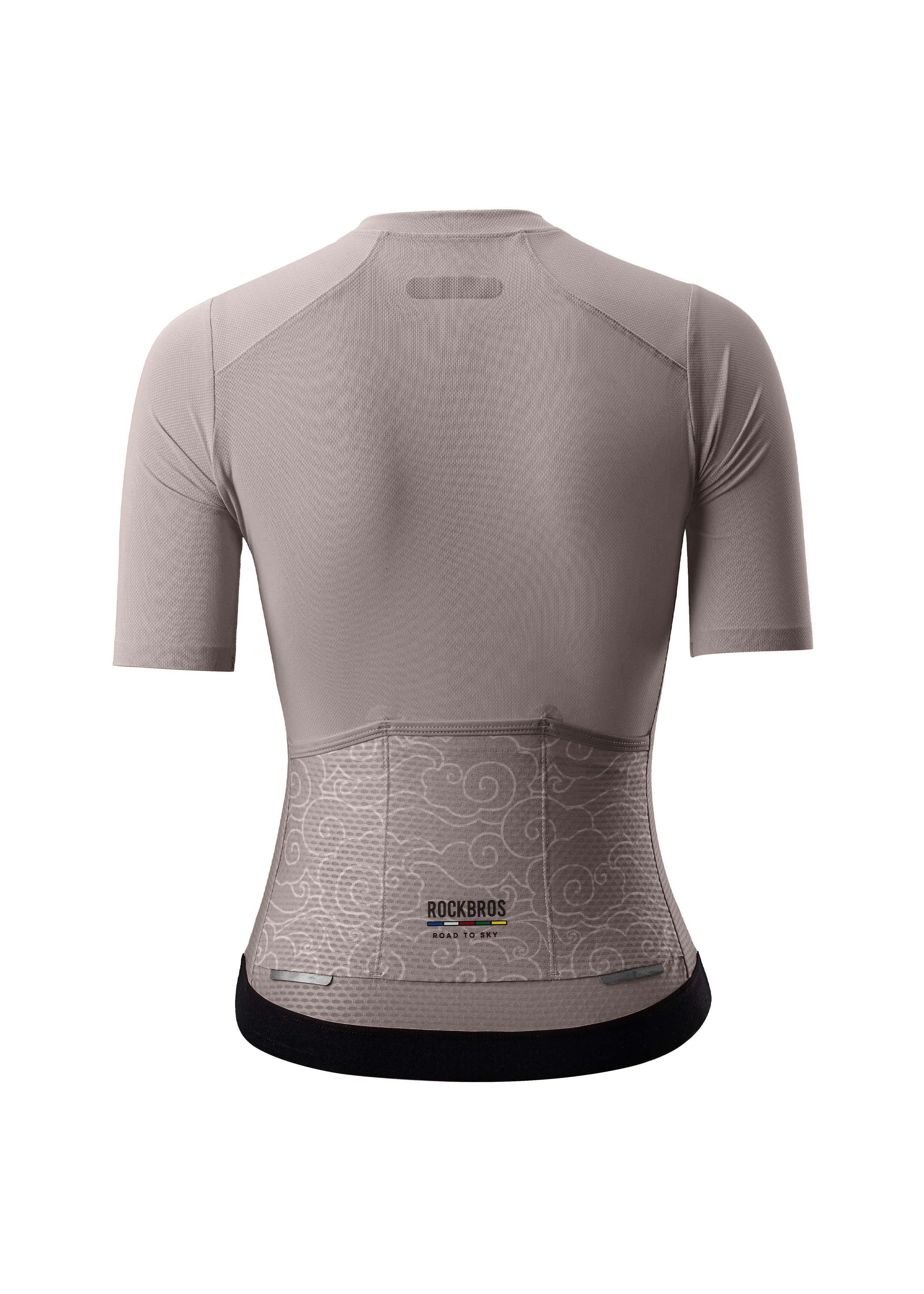 ROAD TO SKY Women's Cycling Short-Sleeved Jersey ¢ò Grey