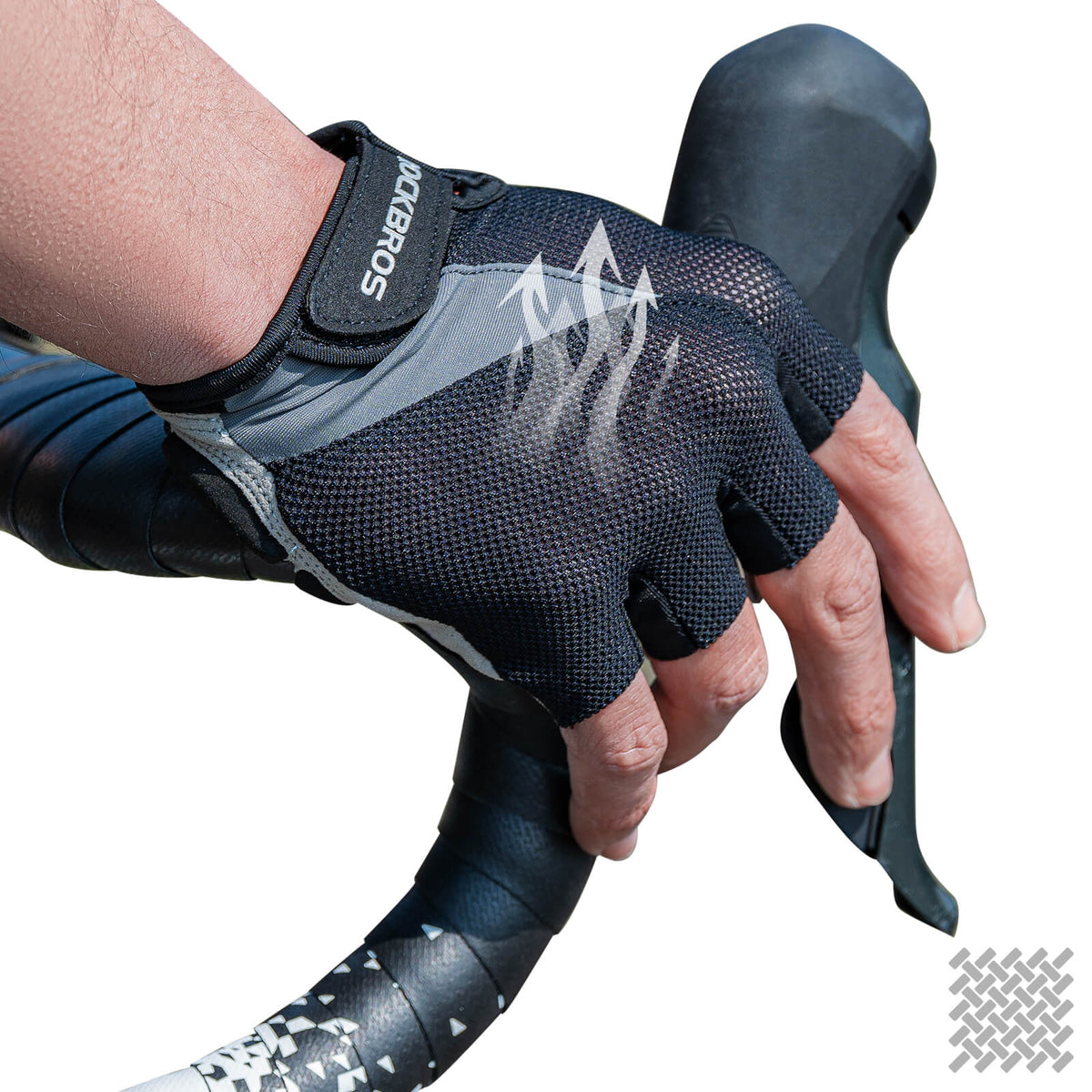 ROCKBROS Half-Finger Gel Padded Cycling Gloves ¨C Grip & Comfort for Summer Rides!