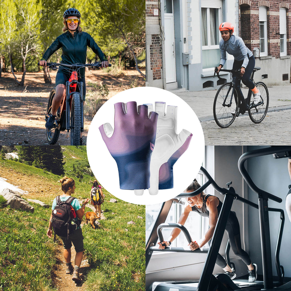 ROCKBROS Women's Half-Finger Cycling Gloves ¨C Ride Comfortably, Grip Confidently! 