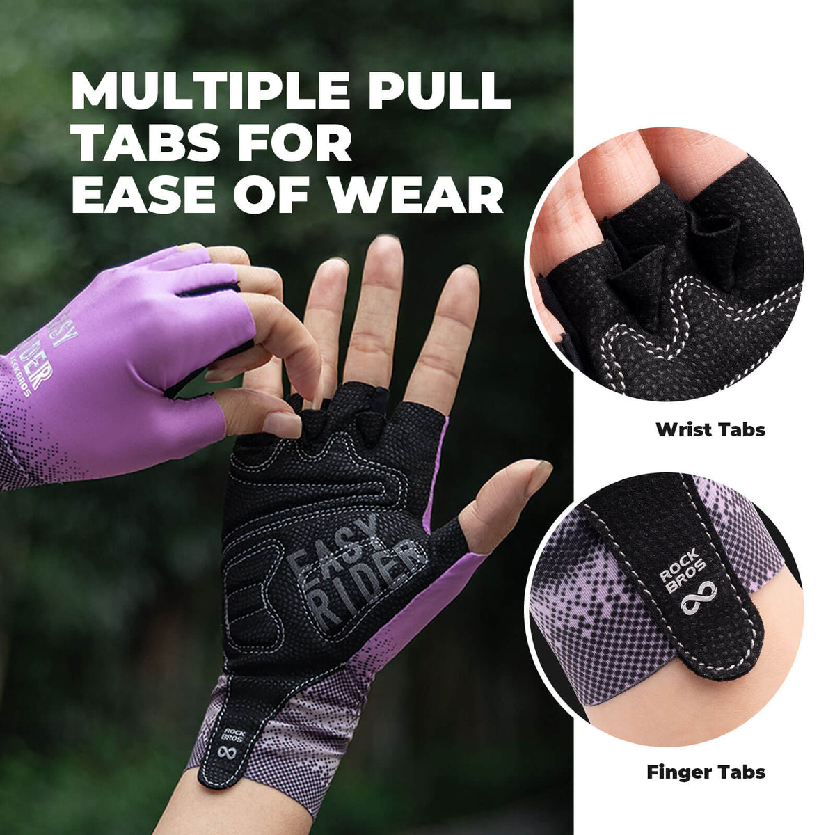 ROCKBROS Gradient Cycling Gloves ¨C Ride in Color, Grip Like a Pro! 