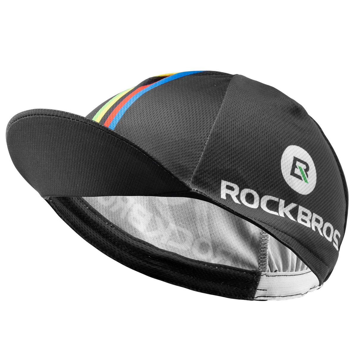 ROCKBROS Cycling Cap Sun Visor Ployester Breathable Rainbow Hat for Men Women - ROCKBROS