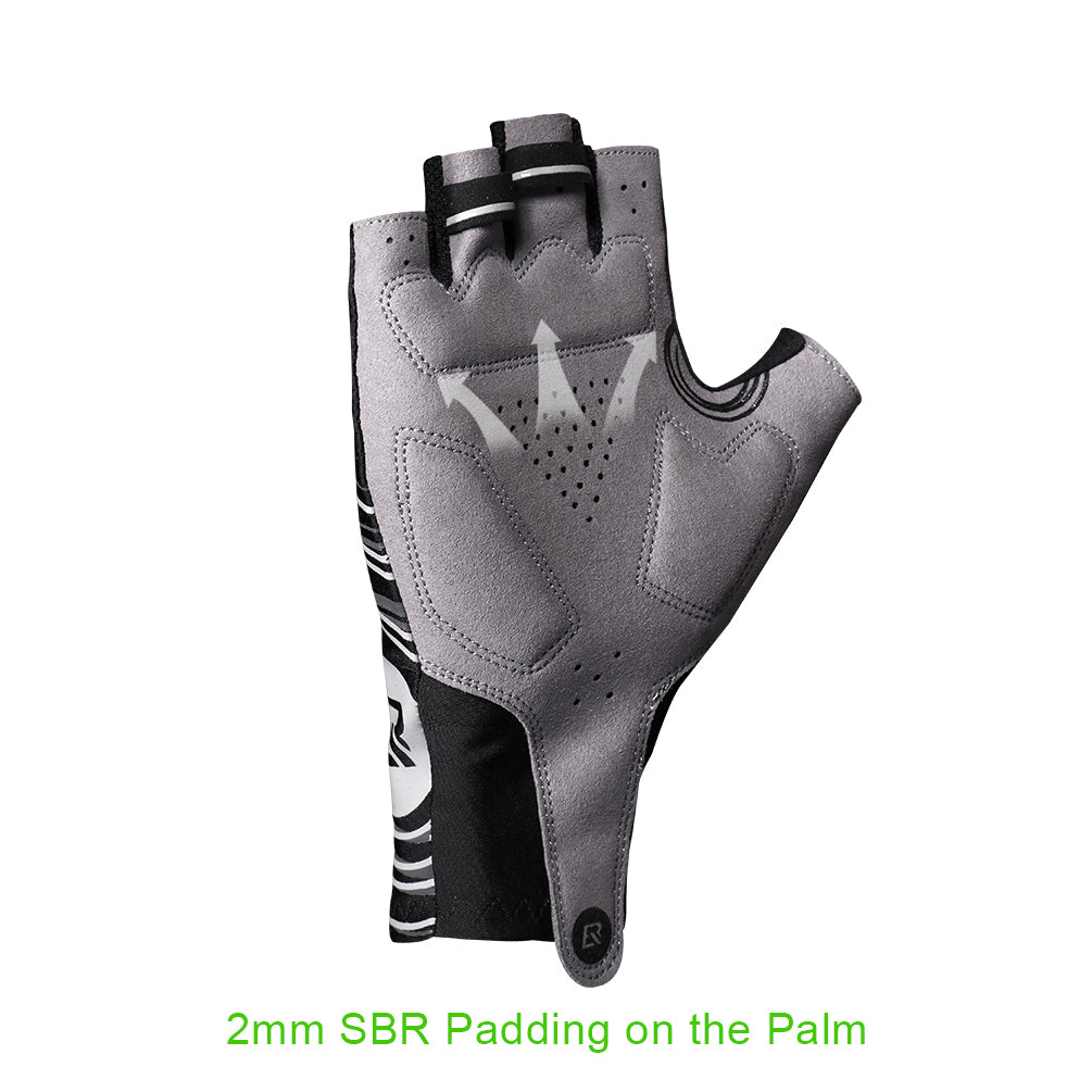 ROCKBROS Guantes de Ciclismo Fitness con Medio Dedo para Montañismo al Aire Libre