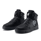 Zapatillas de moto ROCKBROS, antideslizantes, botas de moto transpirables de cuero para hombre