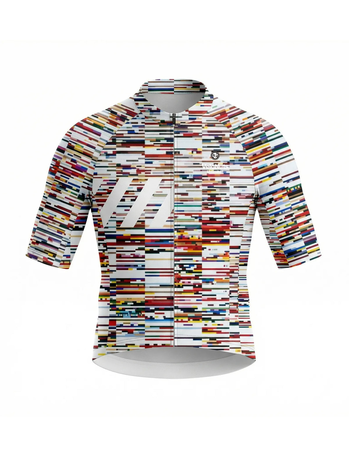 Women's Cycling Jersey Pixel Riot#Type_Glitch Scan