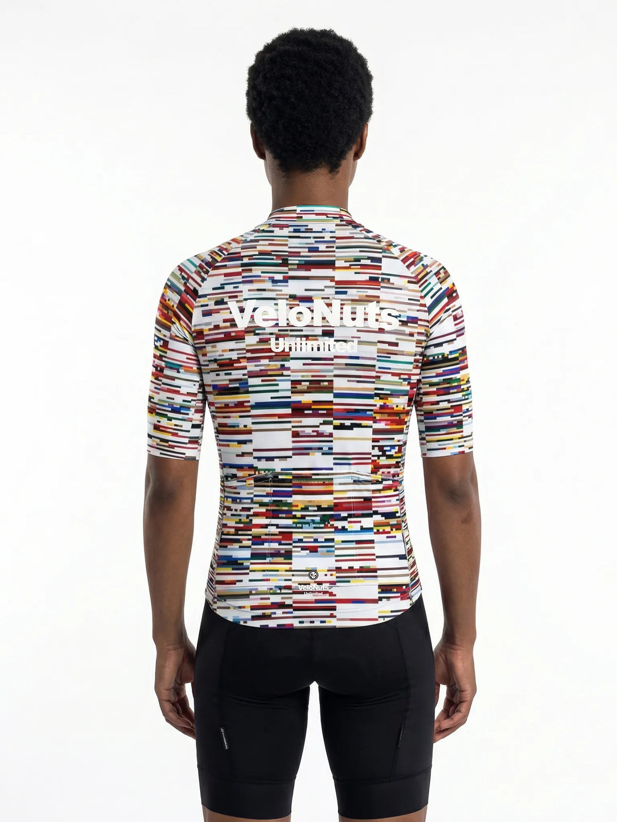 Women's Cycling Jersey Pixel Riot#Type_Glitch Scan