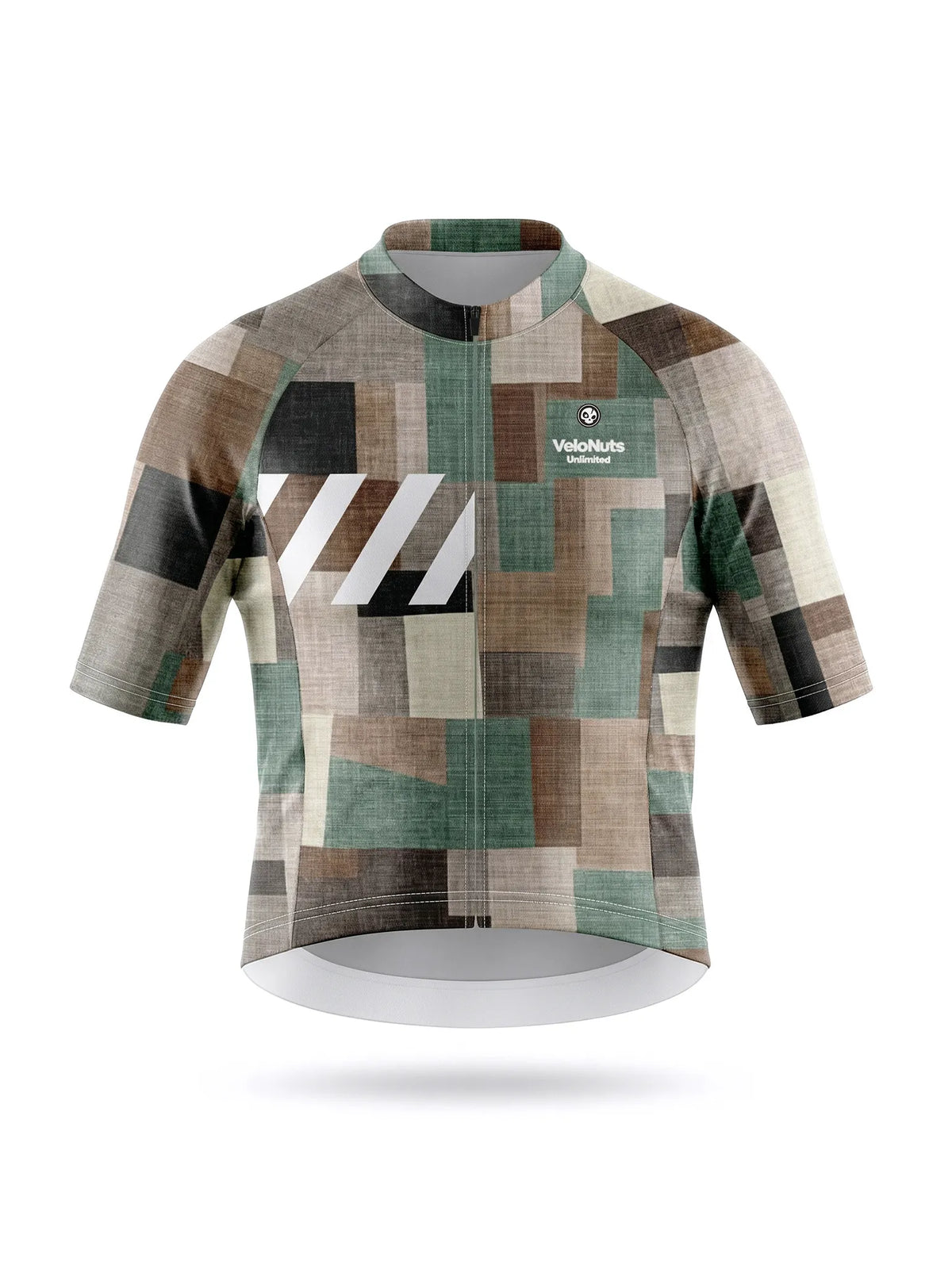 Women's Cycling Jersey Terrain Blocks#Type_Linen Patchwork