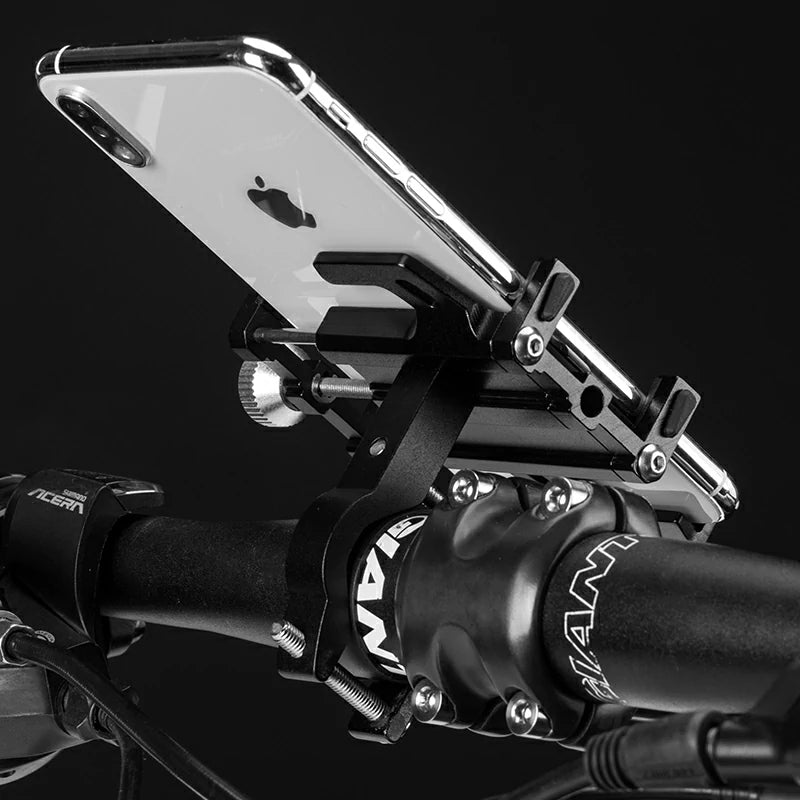 Aluminum Alloy Phone Mount Fits 2.2–3.7 in Wide