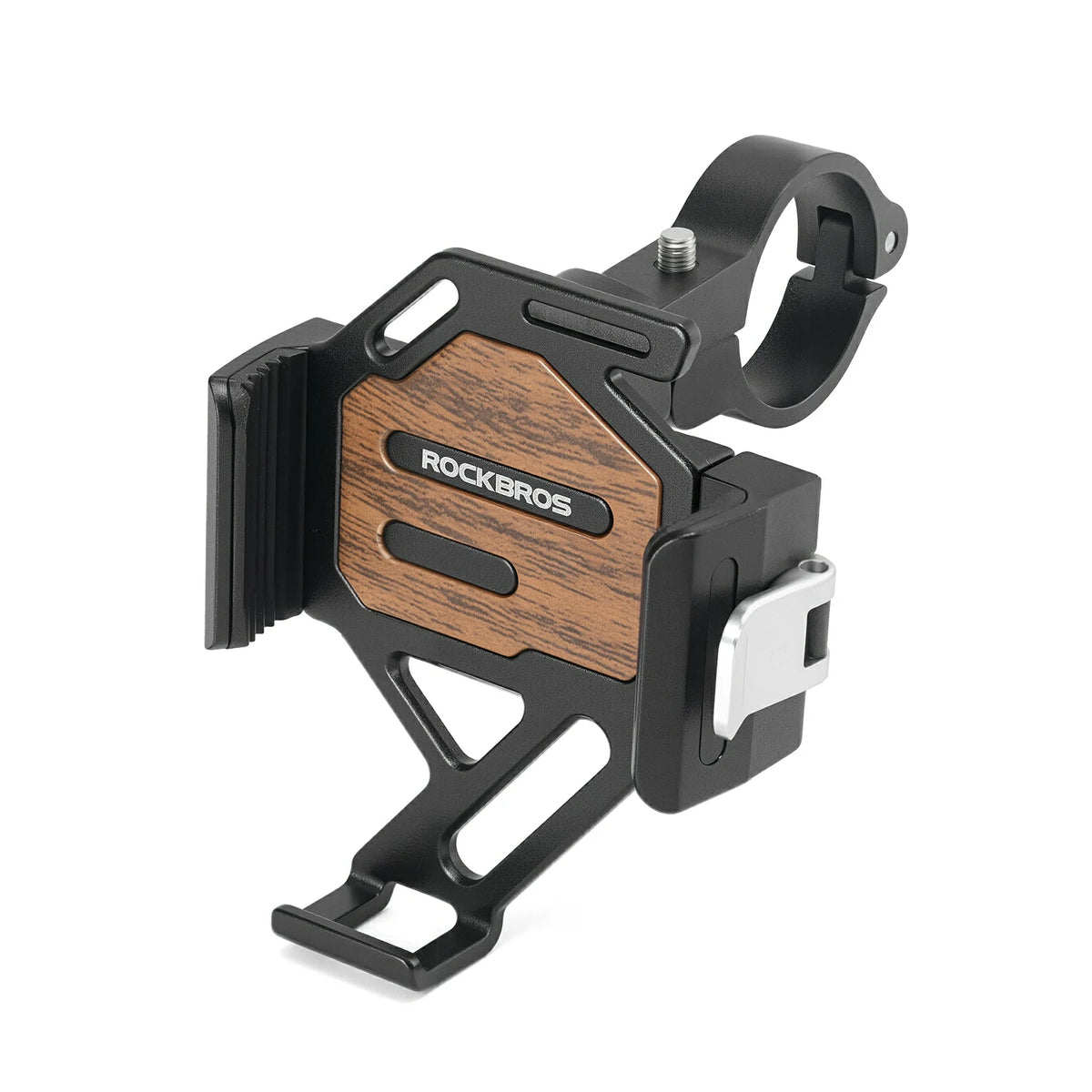 Soporte de aluminio antivibración para teléfono móvil de bicicleta, soporte para teléfono de motocicleta para 2.56-3.74"