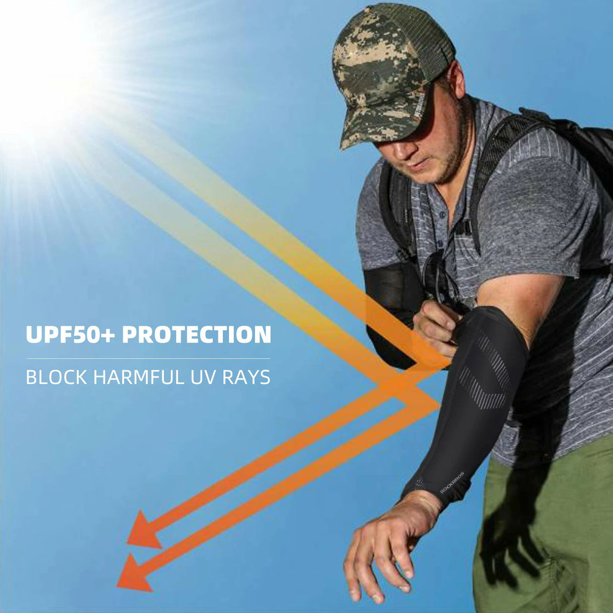 Comfortable arm sleeves for outdoor activities