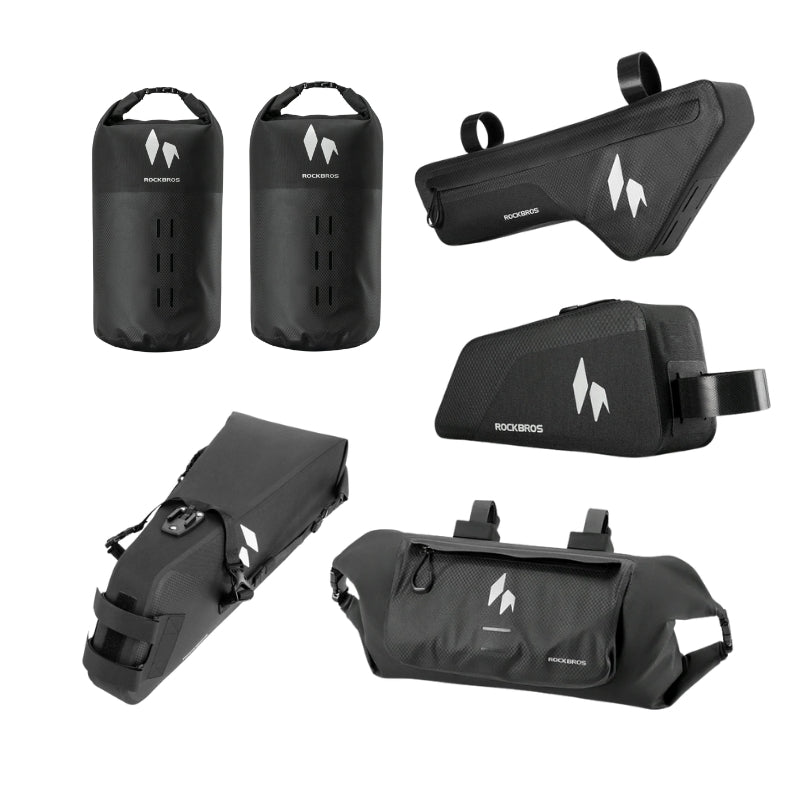 Juego de alforjas RideMate 100% impermeables