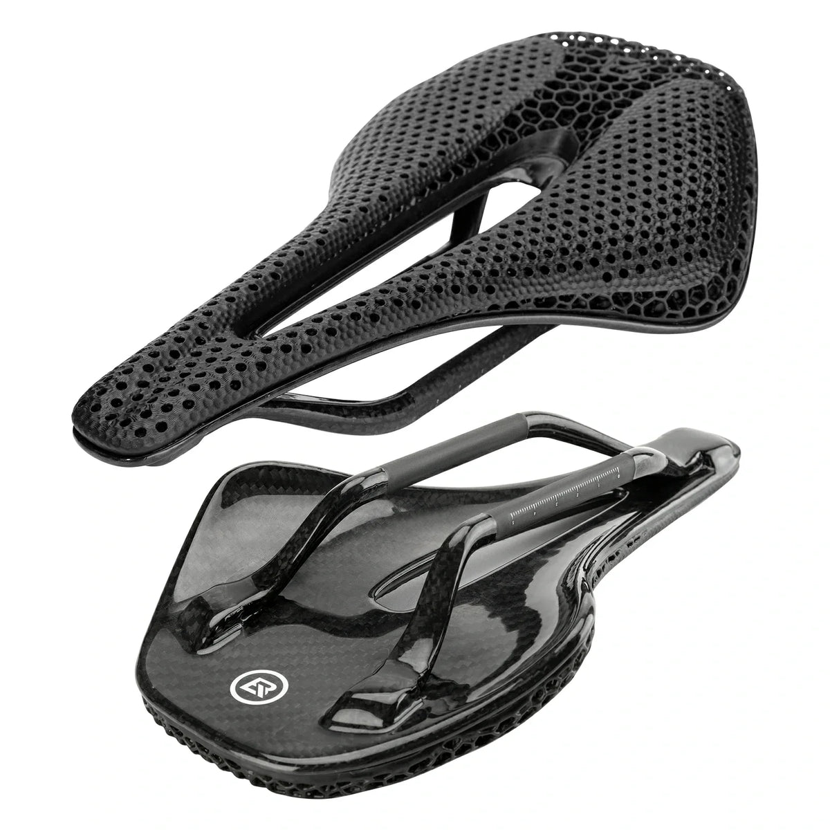 Comfortable soft 3D printed bicycle saddle for long rides