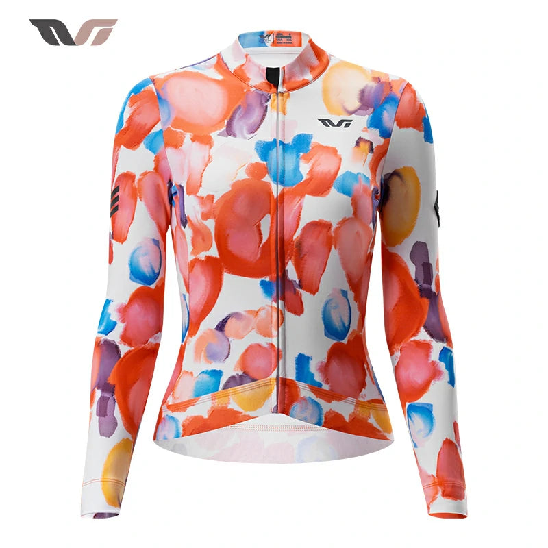 TVI Cycling Jersey Fleece Long Sleeve for 41–68 °F