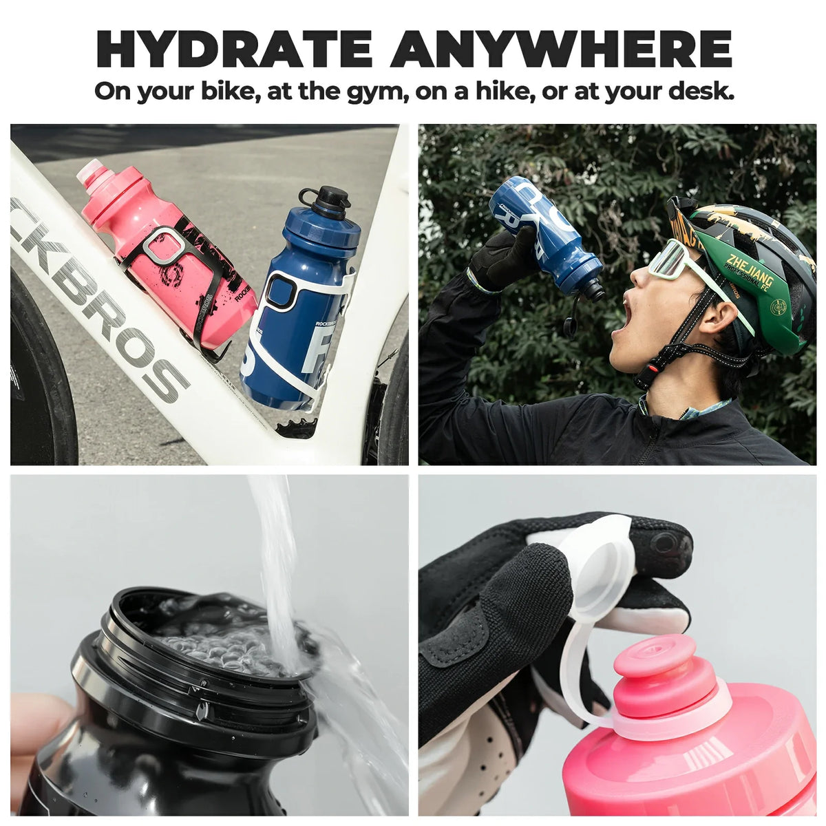 600ml cycling water bottle for bike bottle cage