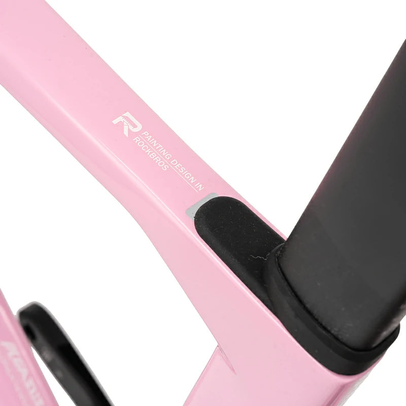 PGZ - Bicicleta de carretera de fibra de carbono – Rosa