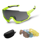 Gafas de sol deportivas polarizadas unisex (kit de 4 lentes)