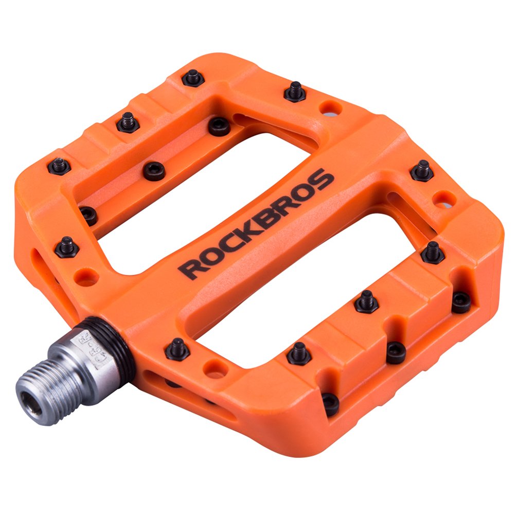 ROCKBROS Nylon Fiber Bicycle Platform Pedals for BMX MTB 9/16" - ROCKBROS