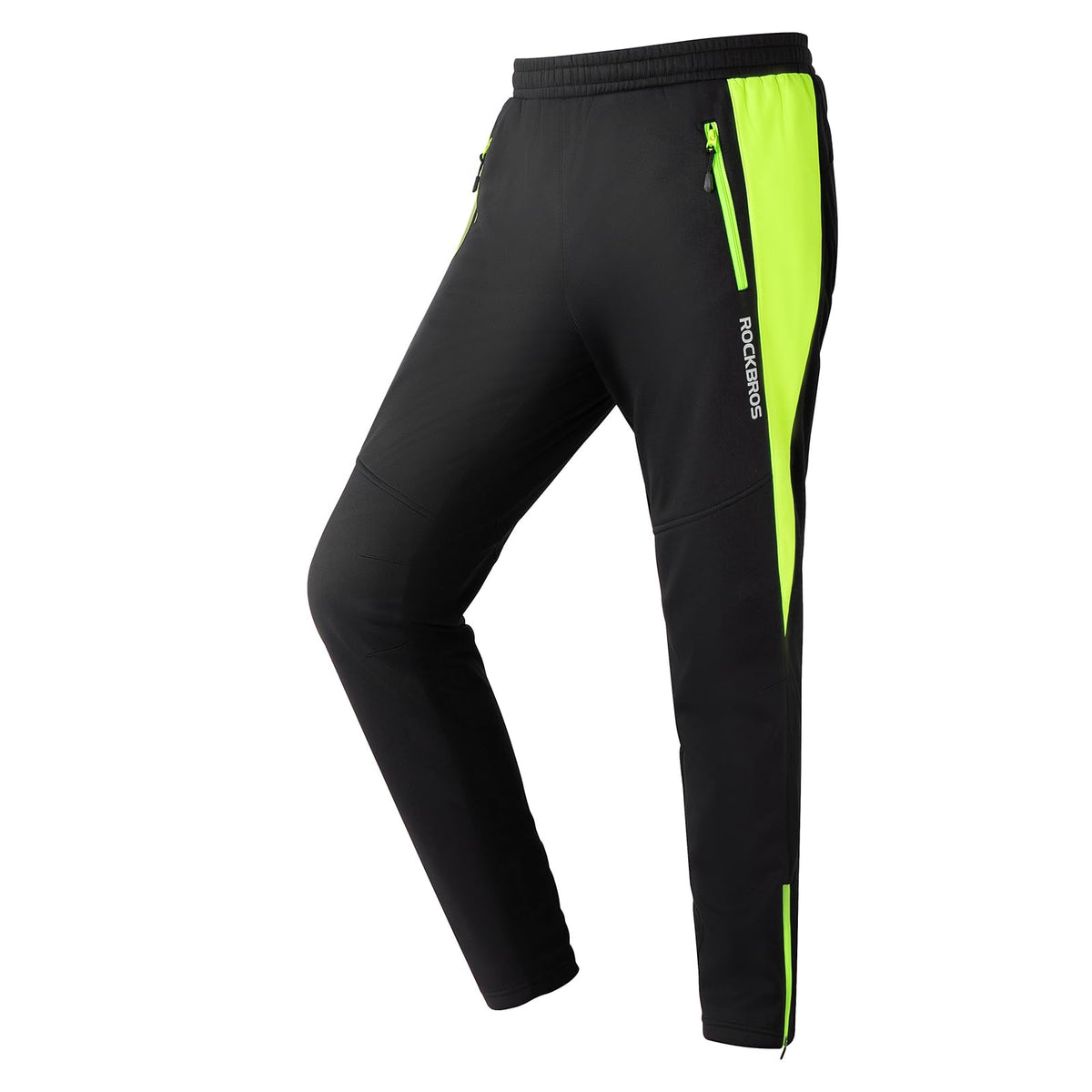 ROCKBROS Men¡¯s Windproof Winter Cycling Pants warmth fleece-lined for  outdoor hiking