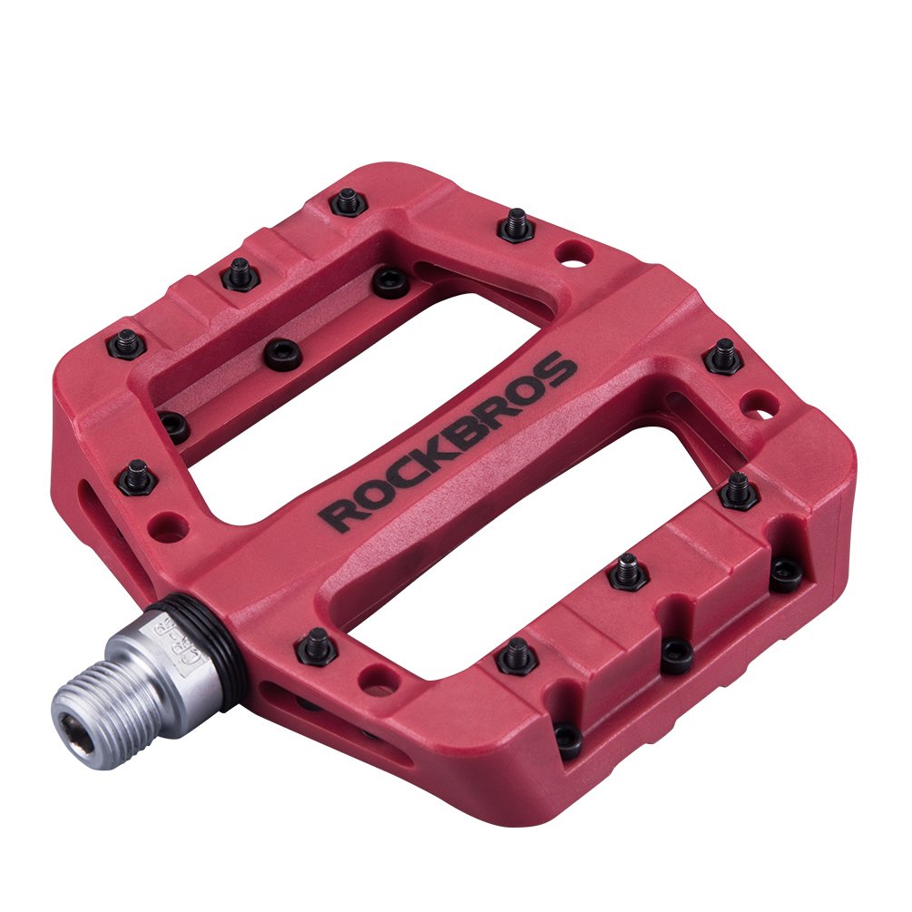 ROCKBROS Nylon Fiber Bicycle Platform Pedals for BMX MTB 9/16" - ROCKBROS