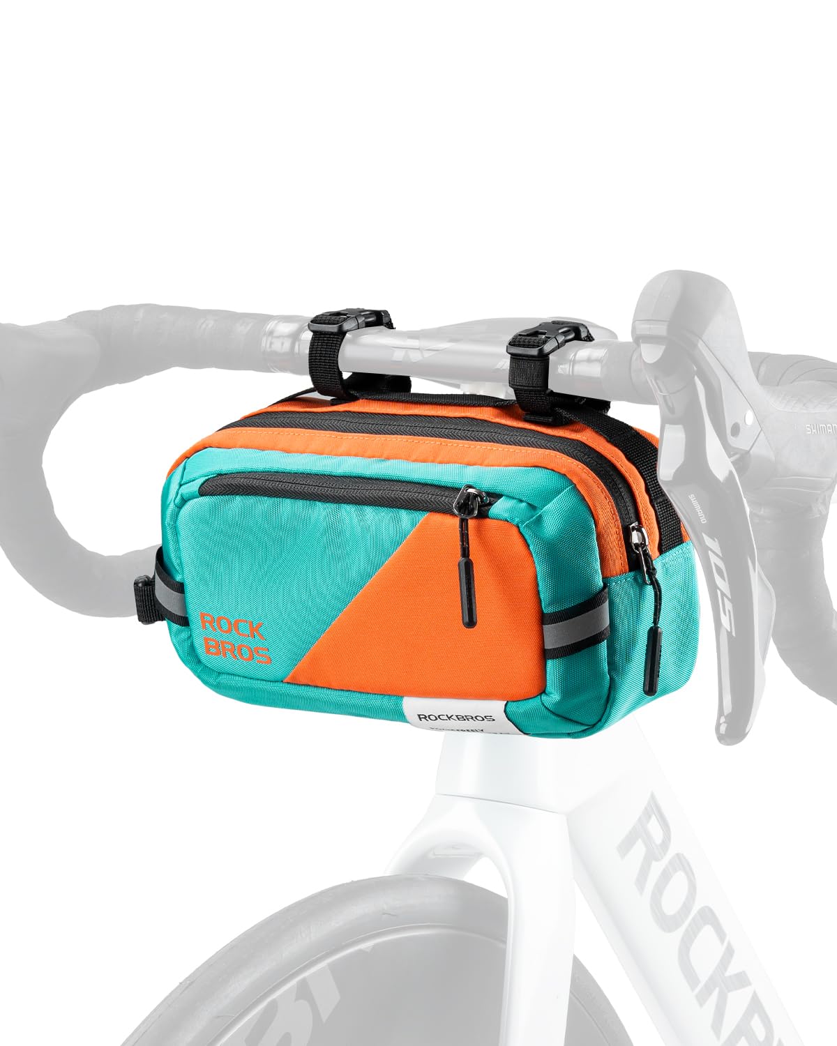 ROCKBROS Urban Rider Series Bike Handlebar Bag Large Capacity Shoulder Strap