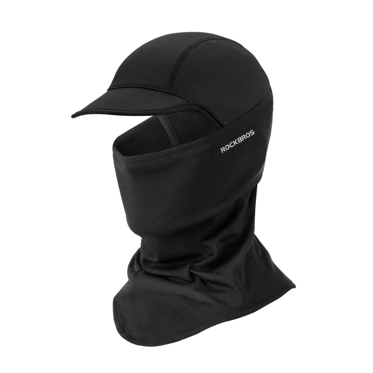 Pasamontañas térmico de cara completa ROCKBROS con visera y cuello cortavientos para esquí