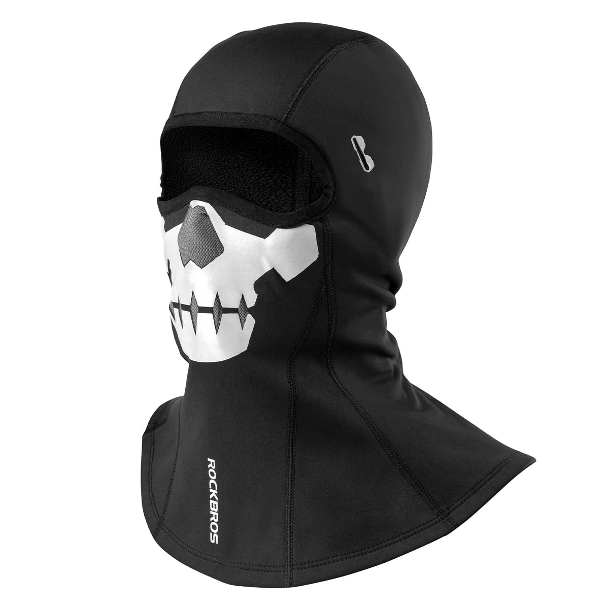 Pasamontañas ROCKBROS Máscara de esquí facial completa de forro polar de invierno para esquí y ciclismo