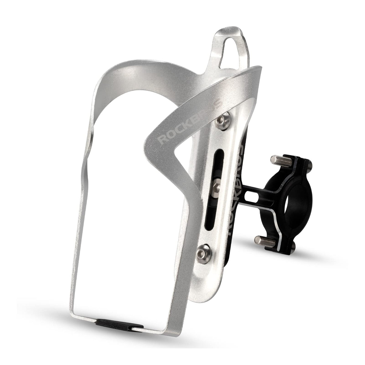 ROCKBROS 2-in-1 Bike Cup Holder Adjustable Bottle Cage for Handlebars & Seat Post - ROCKBROS