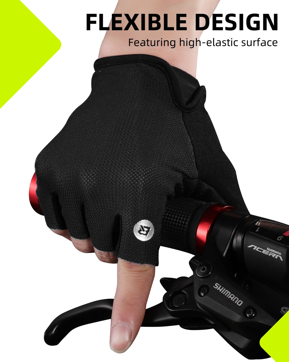 Guantes de Ciclismo para Hombres y Mujeres - Guantes de Bicicleta Transpirables