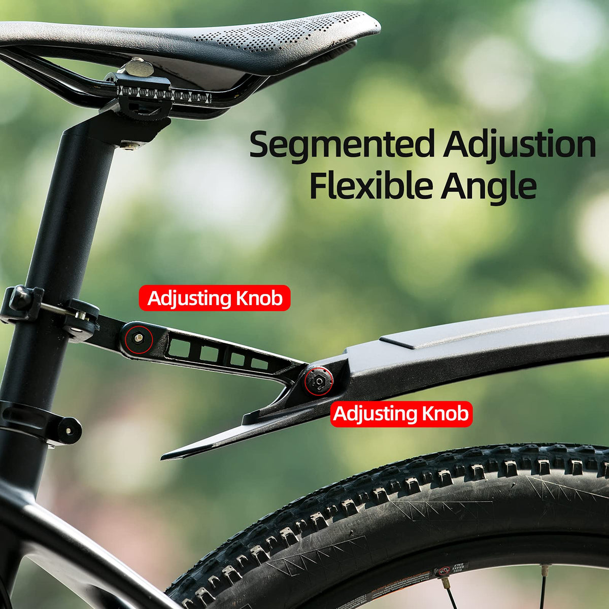 ROCKBROS Adjustable MTB Mud Guards Front & Rear Splash Guard - ROCKBROS