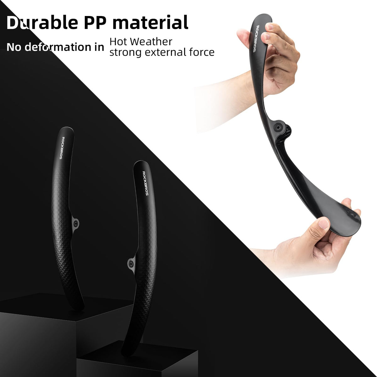 ROCKBROS Adjustable Bike Fenders Set for Road Bikes Easy Install - ROCKBROS