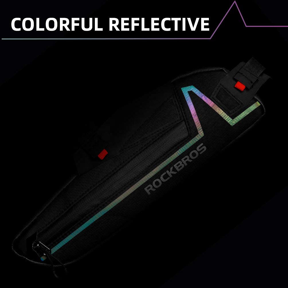 ROCKBROS Water Resistant Bike Triangle Frame Bag, Colorful Reflective 1.5L - ROCKBROS