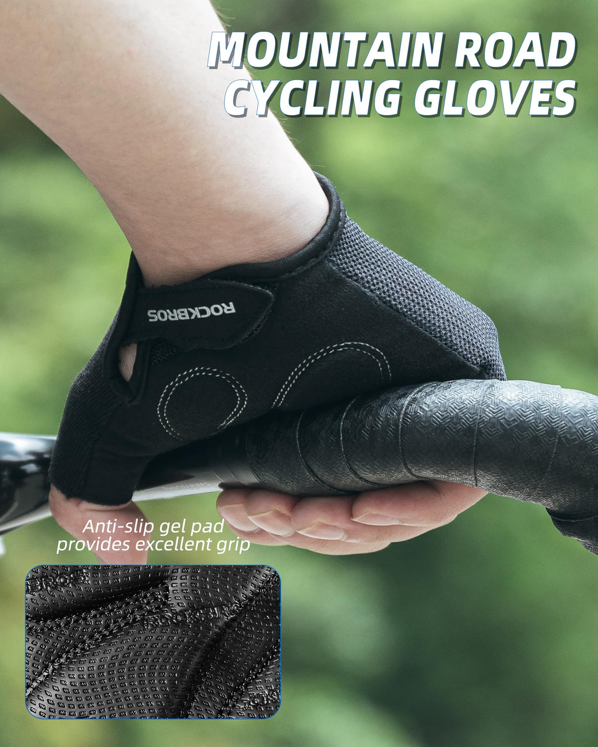 Guantes de Ciclismo para Hombres y Mujeres - Guantes de Bicicleta Transpirables