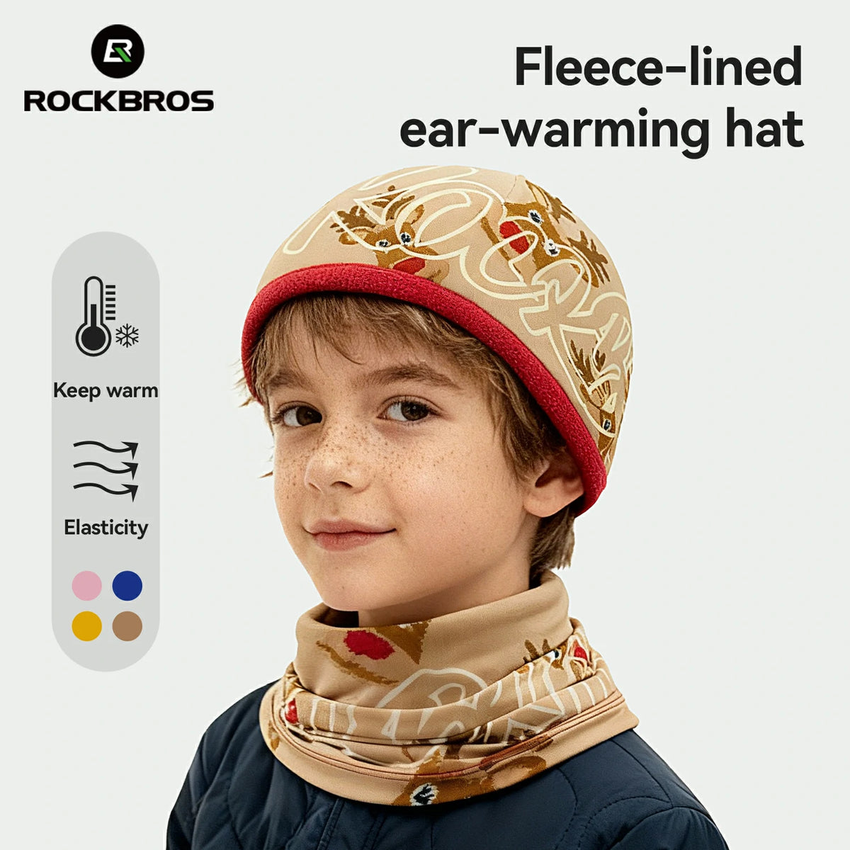 Kids Cycling Neck Gaiter Warm Double-Sided