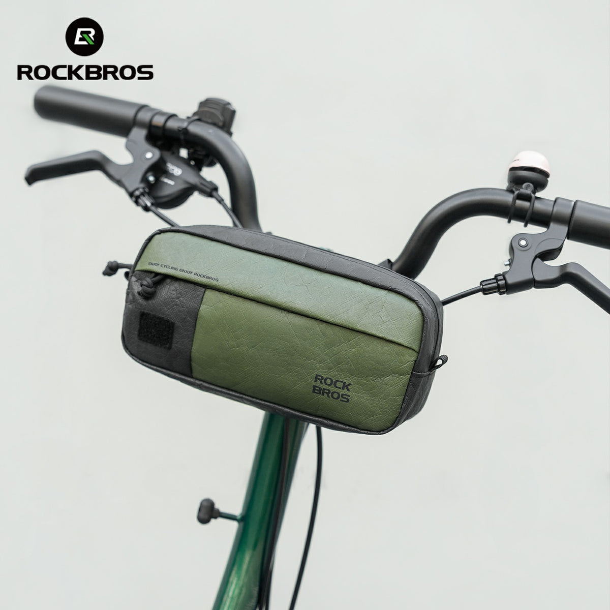 waterproof folding bike handlebar bag for road and mtb