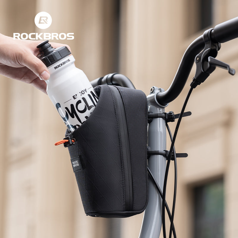 Magnetic Quick-Release Handlebar Bag Bike Water Bottle Bag 1.5L