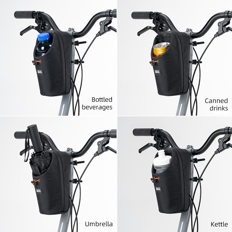 Magnetic Quick-Release Handlebar Bag Bike Water Bottle Bag 1.5L