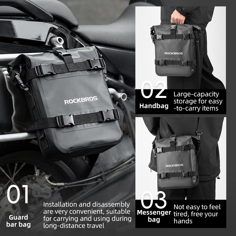 Motorcycle Guard Bar Side Bag
