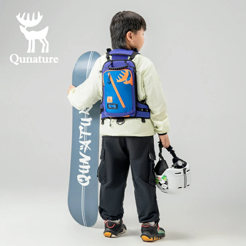 Qunature Kids’ Ski Training Backpack With Traction Rope-H53