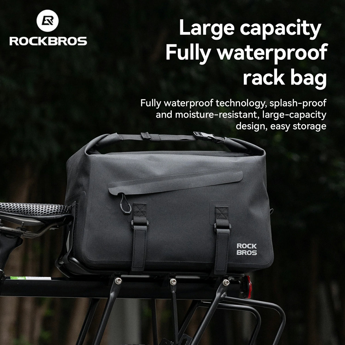 ridemate-100%-waterproof-bike-rear-rack-bag-16L
