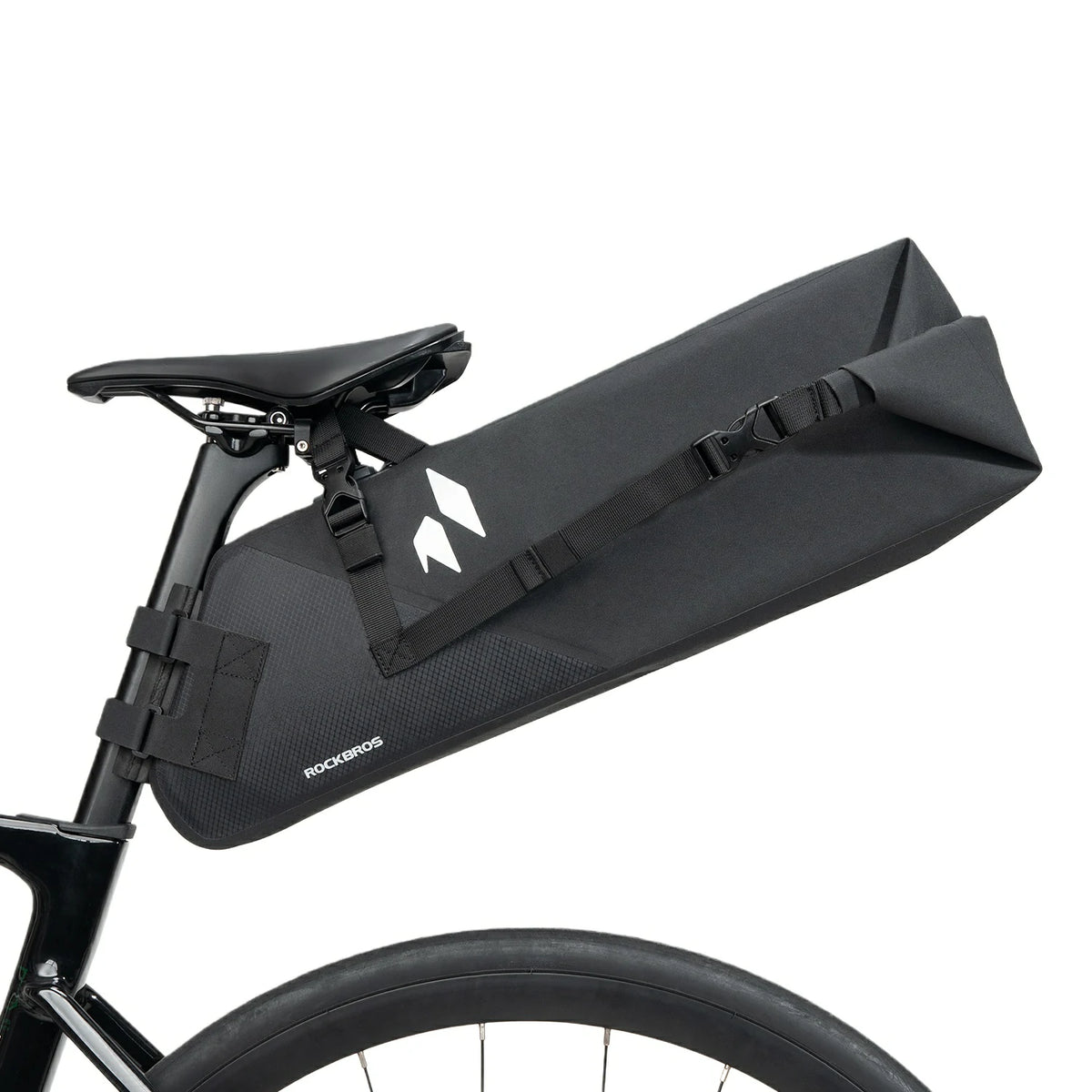 Bolsa trasera impermeable para bicicleta RideMate 13L